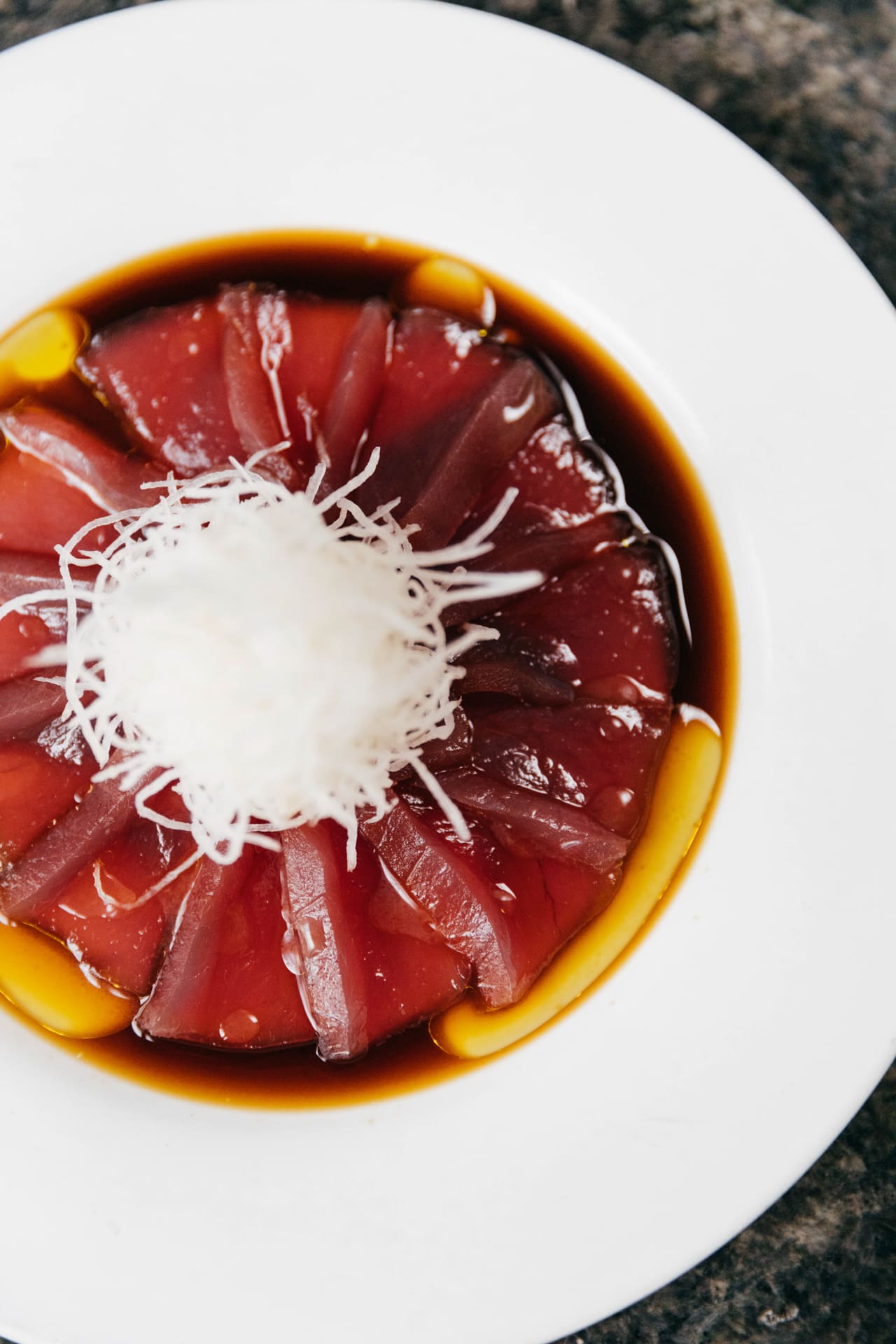 Moon and turtle restaurant dish